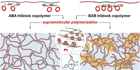 Supramolecular Polymer-Assisted Manipulation of Triblock Copolymers: Understanding the Relationships between Microphase Structures and Mechanical Properties